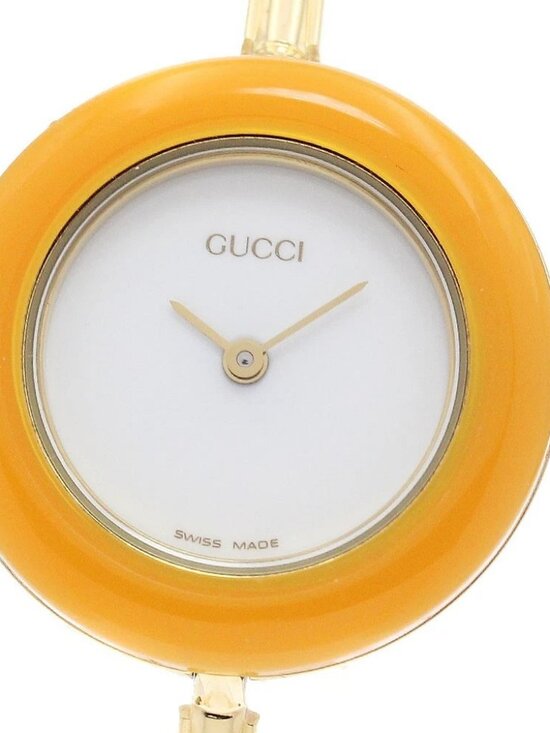 GUCCI Change bezel 11/12.2 White Dial Quartz Ladies Watch_948813 main image 11